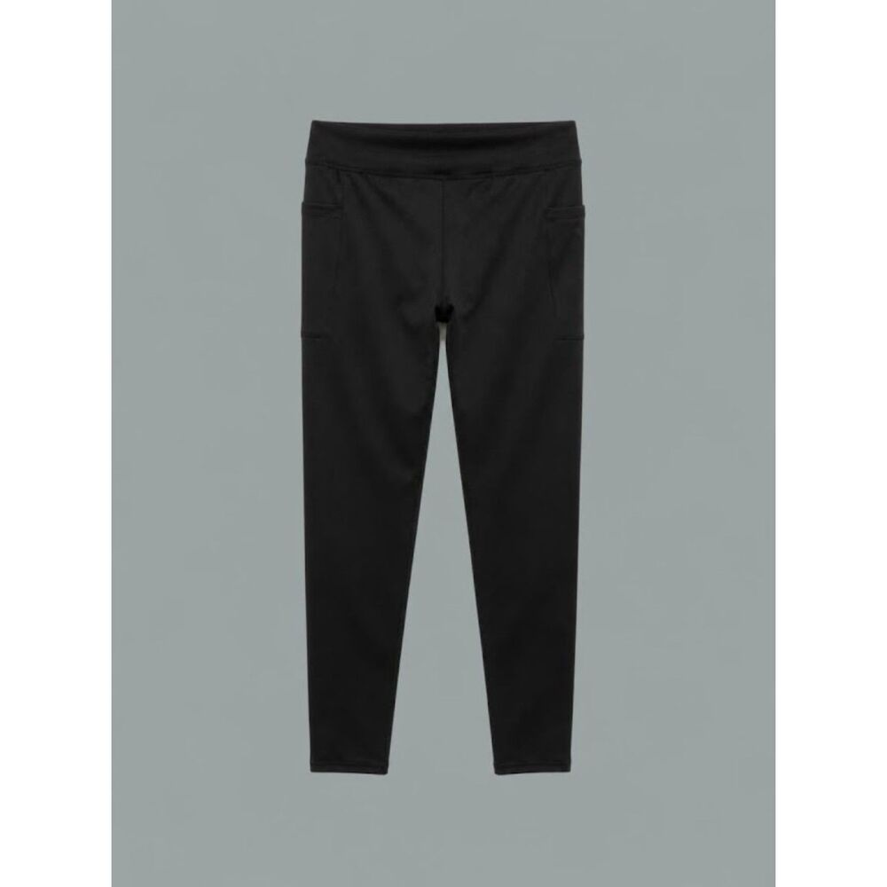 Athletic Works Black Pocket Leggings High Waisted Activewear Size Large L 10-12